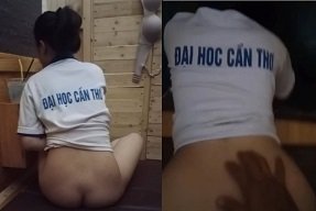 Lộ clip sex sinh viên ĐH Cần Thơ siêu nóng